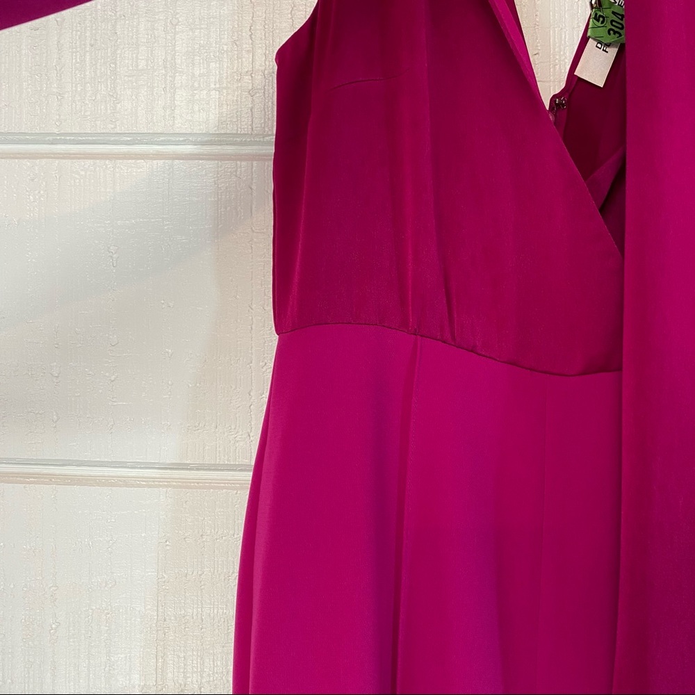 DVF Virginie amaranth DVF jumpsuit - Picture 4 of 9